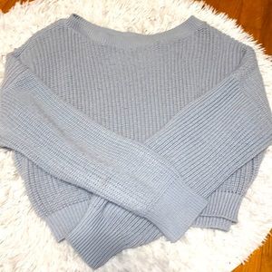 Grey off the shoulder sweater